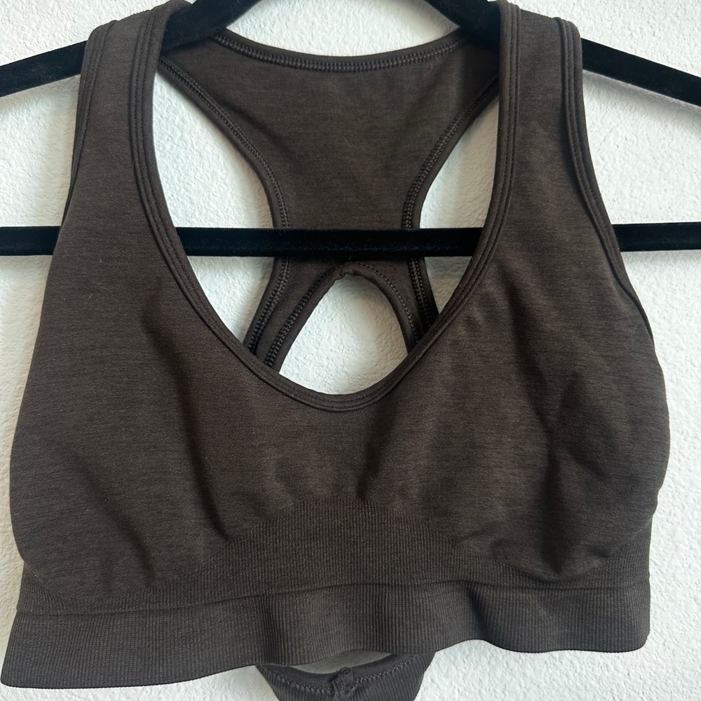 Alphalete Women's Brown Sports Bra